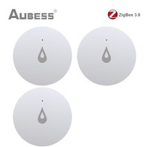 누수센서 스마트안전장비 누수경보기 corui zigbee 3.0 tuya 누수 감지기 홍수 센서 물 탱크 전체 물 연결 스마트 홈 보안 경보 지원 경보, 3개