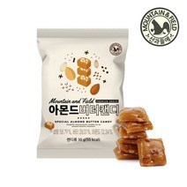 산과들에 토피넛 아몬드 버터 캔디 50봉, 50개, 10g(1개)