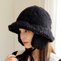 BAY-B 겨울 여성 뽀글이 양털 벙거지 모자 3color