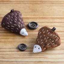 [DIY키트 패키지] (실 바늘포함) (커플) 밤도치인형만들기 인형 만들기 커플인형 손바느질인형 패치워크 인형