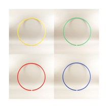 니스포 리듬체조 후프 FLAT 주니어 편판후프 리듬체조 훌라후프, 노랑