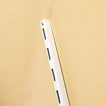 찬넬 벽선반 기둥 백색(35피치) / 높이조절 벽면 진열대 수납장 선반대 지지대 브라켓 상가 매장, 3) 1800mm(6자) 백색(1ea)