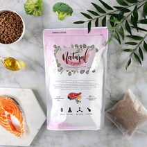 내츄럴 7포인트 오븐베이크 강아지 사료 1.2kg, 연어 1.2kg