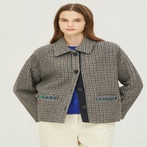 베네통 NC13 레옹 체크 코트 BACTA4361