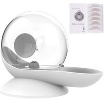 음수대 2.8l 자동 분수 달팽이 모양의 병 고양이 개 피더 애완 동물 새끼 자체 분배, 2-6pcs 필터로