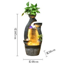 미니 분수대 자연 친환경 실내 천연 가습기 집안습도높이기 건조할때 폭포 개업 선물, A형 스몰