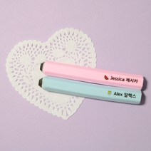 incolor 네임 연필모양지우개, 분홍, 1개