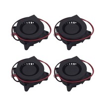 4020 24V 0.1A 냉각 터보 팬 브러시리스 냉각기 송풍기 40x20mm 플라스틱 팬 3D 프린터 4pcs, 하나, 보여진 바와 같이