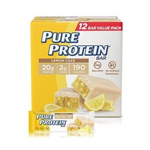 퓨어 프로틴 바 레몬 케이크 1.76oz(50g) 12입, 50g, 12개