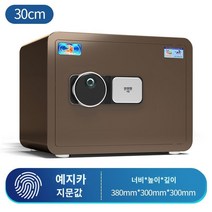 가정용금고 비밀 인테리어 지문인식 개인 사무용 현금보관함 스마트 디지털 금고, L