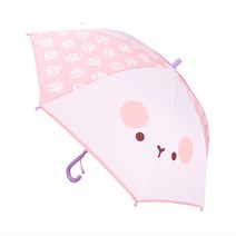 몰랑 트리플 여아 우산 살길이 53cm 키즈 주니어 어린이 아동 자동 파스텔톤 러블리