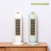 에버홈 PTC 알약 온풍기 EV-ES8000 히터 미니온풍기 사무실 가정용, 민트