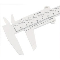 미니 켈리퍼스 버니어 마이크로 미터 두깨 내경 외경 측정도구 눈끔자 플라스틱, 두께측정자, 1개