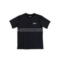 밀워키 카라 라운드 반팔티셔츠 COOLON 옷 작업복, 선택2 라운드티(100), 1개