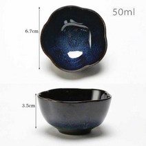 접시 그릇 도자기 중국식 찻잔 컵 식기 세트 중국 차 1 개 벚꽃 일본 쿵푸 티 유약 마스터 홈 오피스 음료 용기 크리에이티브192-192, Plum blossom-8