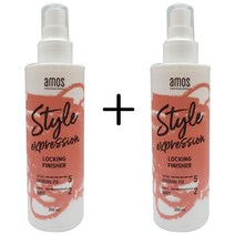 아모스 락킹피니셔(헤어스프리츠) 200ml 1+1, 2개