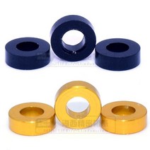 특수 와샤20pcs M3 알루미늄 플랫 와셔 x 6x0.25/0.5/1/1.5/2/2.5/3mm 다채로운 합금 부싱 가스켓, 01 M3x6x0.25_09 Pink