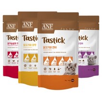 ANF 테이스틱 고양이 츄르 224g(16g 4개입)16P 4종택1, 4개, 닭고기와크랜베리