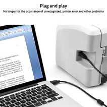 철근탐사기 USB2.0 프린터 케이블 A ~ B 유형 플러그 스캐너 용 구리 고속 스퀘어 포트 데이터 2M, 한개옵션0