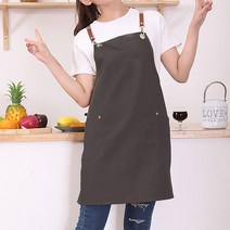 커피숍 제과제빵 바리스타 공방 앞치마 카키브라운, 상세 참조