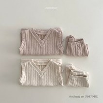 ForJ 아기 유아 꽈배기 세트