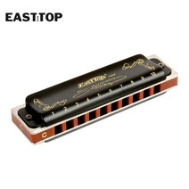 목관악기 특이한악기 EASTTOP T008K 패디 12 톤 새로운 하모니카 브래스 경감 님이 reedplates 인청동 갈대, 04 Blue Paddy-D