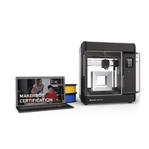 MakerBot Sketch 대형 데스크탑 3D 프린터 키트 ISTE-인증 온라인 훈련 교사 및 학생 가열 플렉스 빌드 플레이트 밀폐형 챔버 인증 수업 계획 액세스 22., Standard