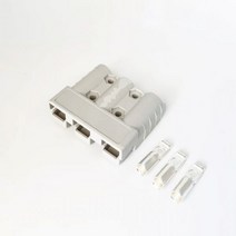 지게차충전기 배터리 밧데리 3핀 커넥터 50A /175A 전원 지게차 배터리 충전 극, 07 175A Grey 1 pcs