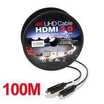NEXT-6100HAOC-DD 금도금커넥터 PC등의 소스기기를 TV등의 디스플레이 기기에 연결 Cable 100M, 기본