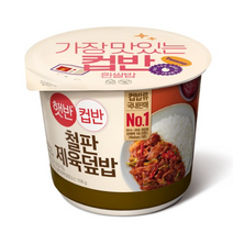 CJ 햇반 컵반 철판제육덮밥, 256g, 10개