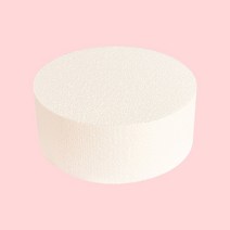 원형 스티로폼 케익 모형 지름60mm 높이60mm 10개묶음 슈가크레프트 크림클레이 아이싱연습