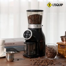 [오드브루그라인더] [리큅] 커피원두 그라인더 LCG-C2001, 블랙