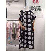 [YK] W몰 빅도트 루즈핏 원피스 Y193C618