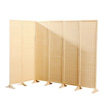 라탄 짜임 원목 파티션 인테리어 가벽 만들기, 170X50cm(3단)