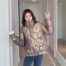 여성패딩점퍼 자켓 조끼코디경량다운겨울새코트긴팔 하늘비즈 T415G345
