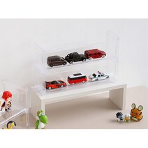 취미 피규어 미니 자동차 진열대 선반 2개 문구정리대 미술재료보관 고시원 아이방 학원, Medium