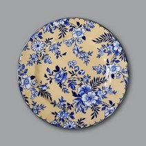 존슨브라더스 빈티지 접시, 옐로