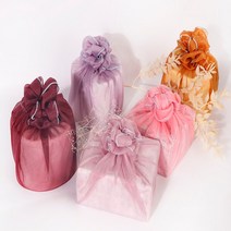 보자기천국 크리스탈보자기 테두리 55cm, 6 노랑