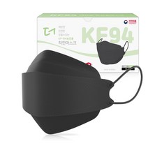 KF-94 더착한 보건용 황사방역용 마스크, 50매, 1개, KF-94 블랙