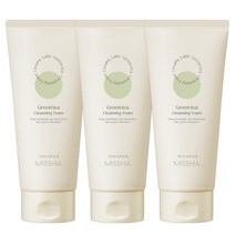 [미샤 2+1] 크리미 라떼 클렌징 폼 (녹차)