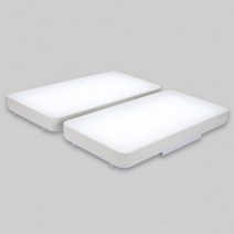 [바보사랑] LED거실등 시스템 4등 100W 화이트 깔끔한 30평대 거실등