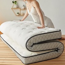 템퍼 토퍼 바닥 매트릭스 메모리폼 라텍스침대 페딕, 프리미엄 입체 화이트 9cm 두께