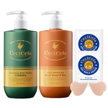 쎄씨쎌라 리프레싱 바디필링 500ml 1개 / 블랙베리앤베이 샤워젤 500ml 1개 [멜라패치 2회분 증정]