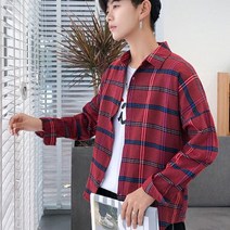 DJJ852991ETC 남방 남여공용 셔츠 체크남방 와이셔츠 커플티 3컬러