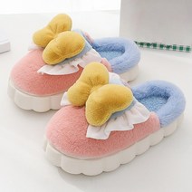 말랑마쥬 사과공주 극세사 겨울 털슬리퍼