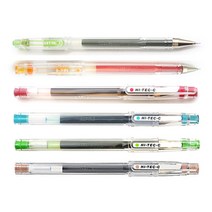 파일롯트 하이테크C HI-TEC-C 중성펜 0.3mm 낱색 / 3점 지지 방식 / 국민볼펜, 0.3mm 블랙 B