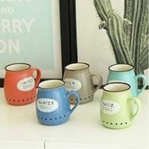 스톤 웨어 머그컵 귀여운 우유통 디자인 커피컵 소형, 서군홈박사 그레이_소