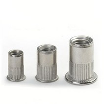 스테인레스 스틸 리벳 너트 플랫 헤드 10 개 M3M4M5M6M8M10, [5] 10pcs M8