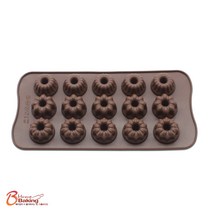 이홈베이킹 실리콘몰드 초콜릿틀구겔15구 소, 단품