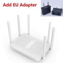 무선 라우터 공유기 Xiaomi-Redmi AC2100 라우터 와이파이 리피터 기가비트 2.4G 5.0GHz 듀얼 밴드 20, [02] add EU adapter